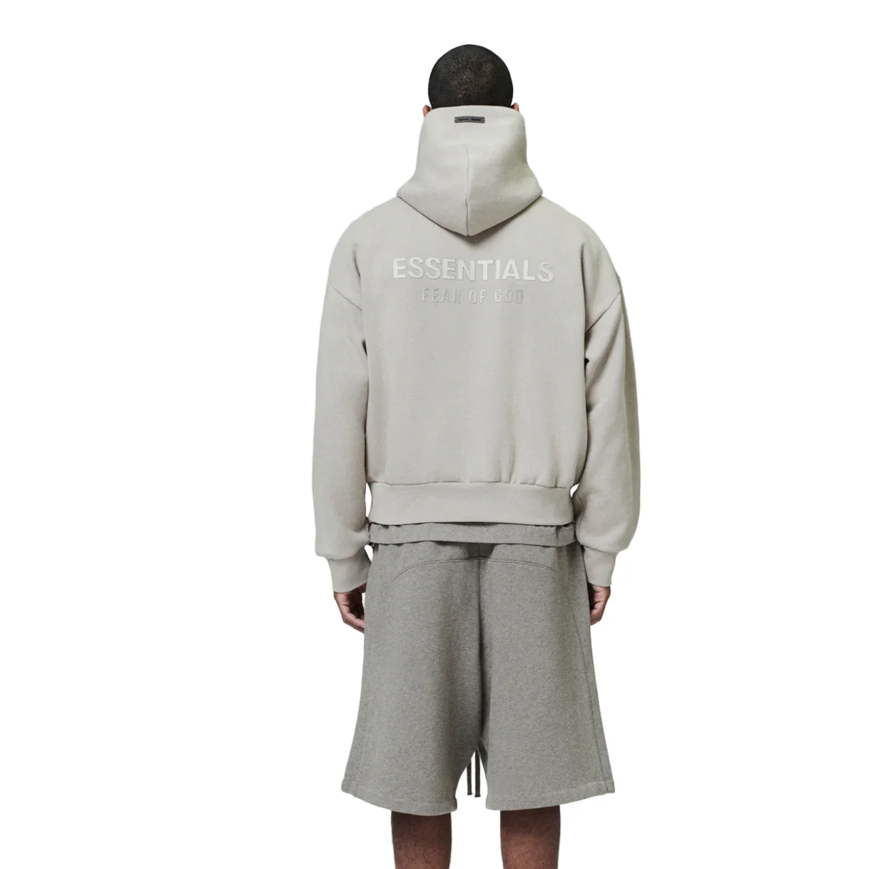 Fear of God Essentials Classic Fleece Hoodie Timber - Image 4