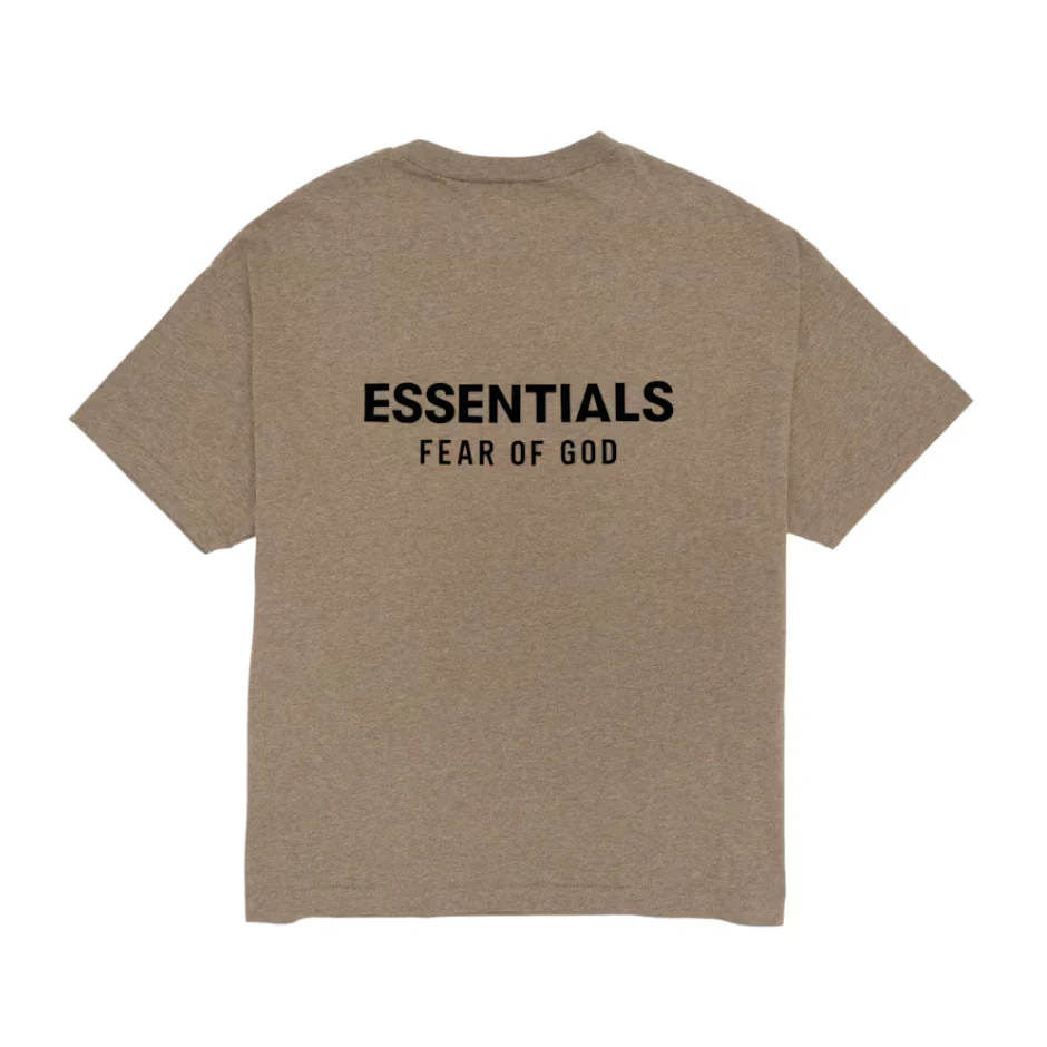Fear of God Essentials Classic Short Sleeve Tee Homestead Heather - Image 2