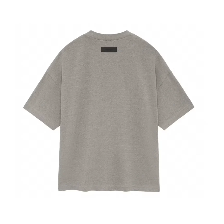 Fear of God Essentials Core Collection Heavy S/S Tee Heather Grey - Image 2