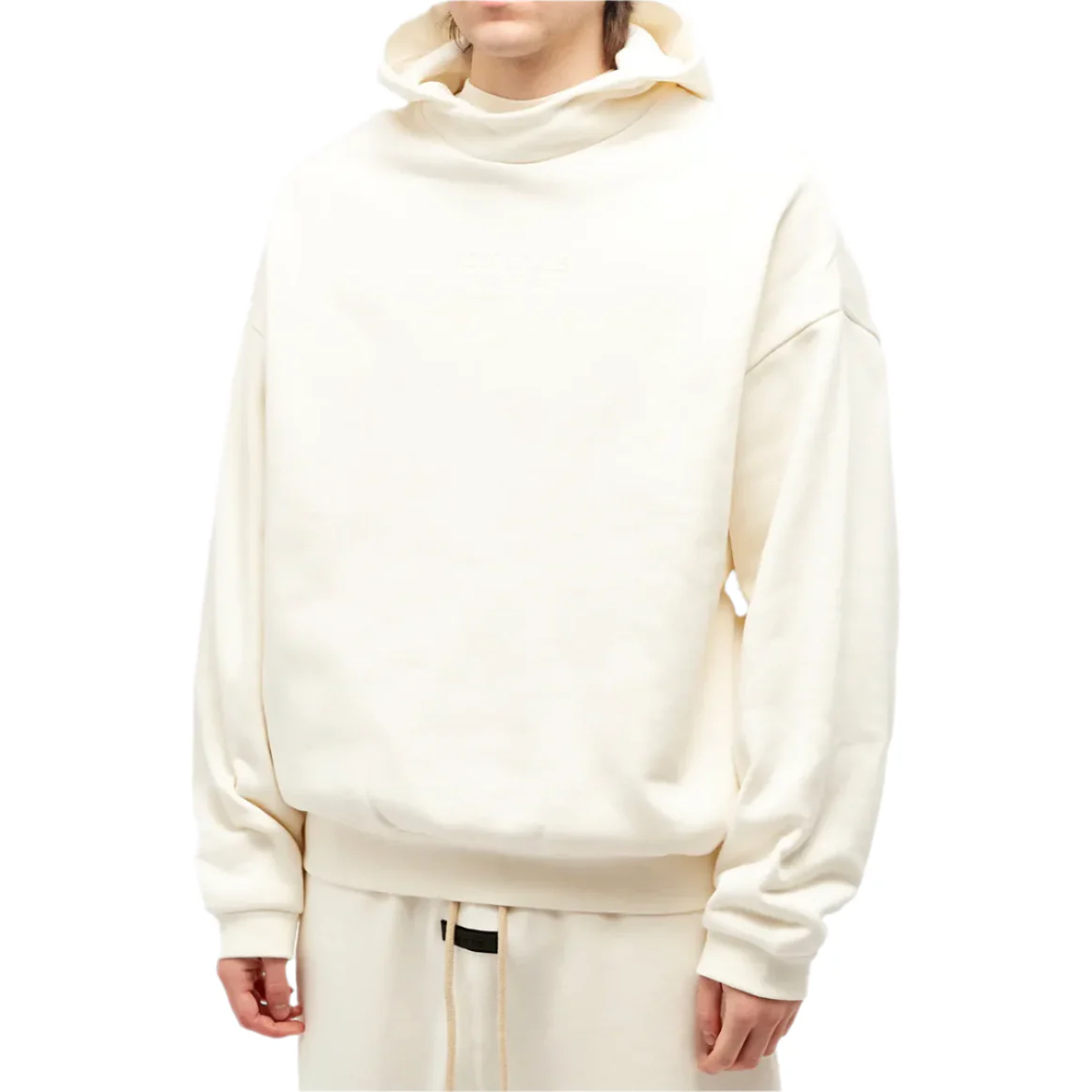 Fear of God Essentials Hoodie Cloud Dancer - Image 2
