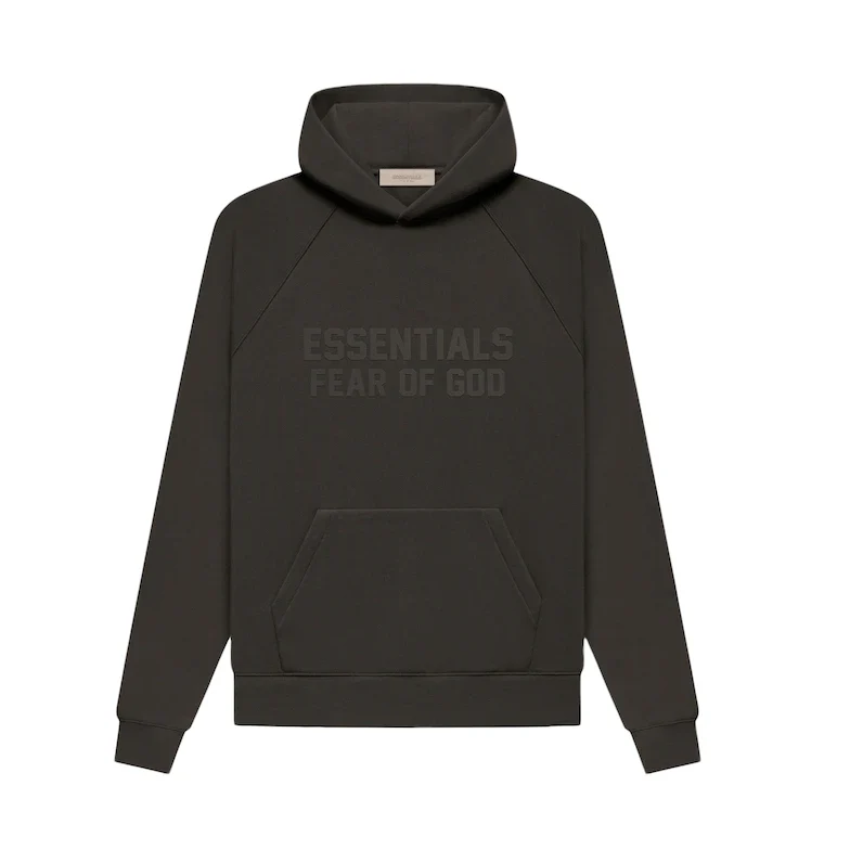 Fear of God Essentials Hoodie Off Black - Image 2