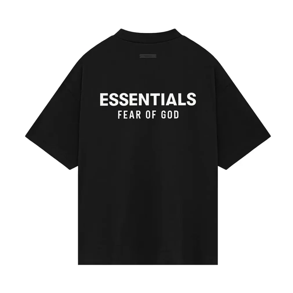 Fear of God Essentials Jersey Crewneck T-Shirt Black