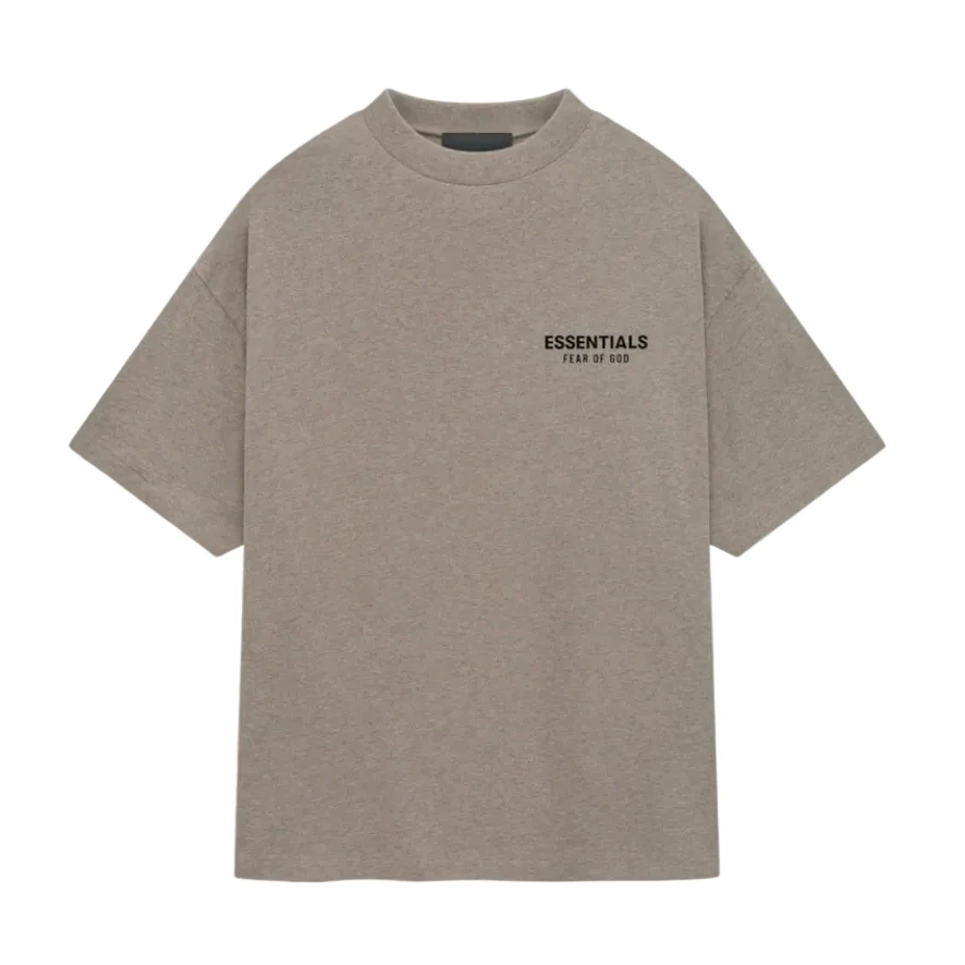 Fear of God Essentials Jersey Crewneck T-Shirt Heather Gray