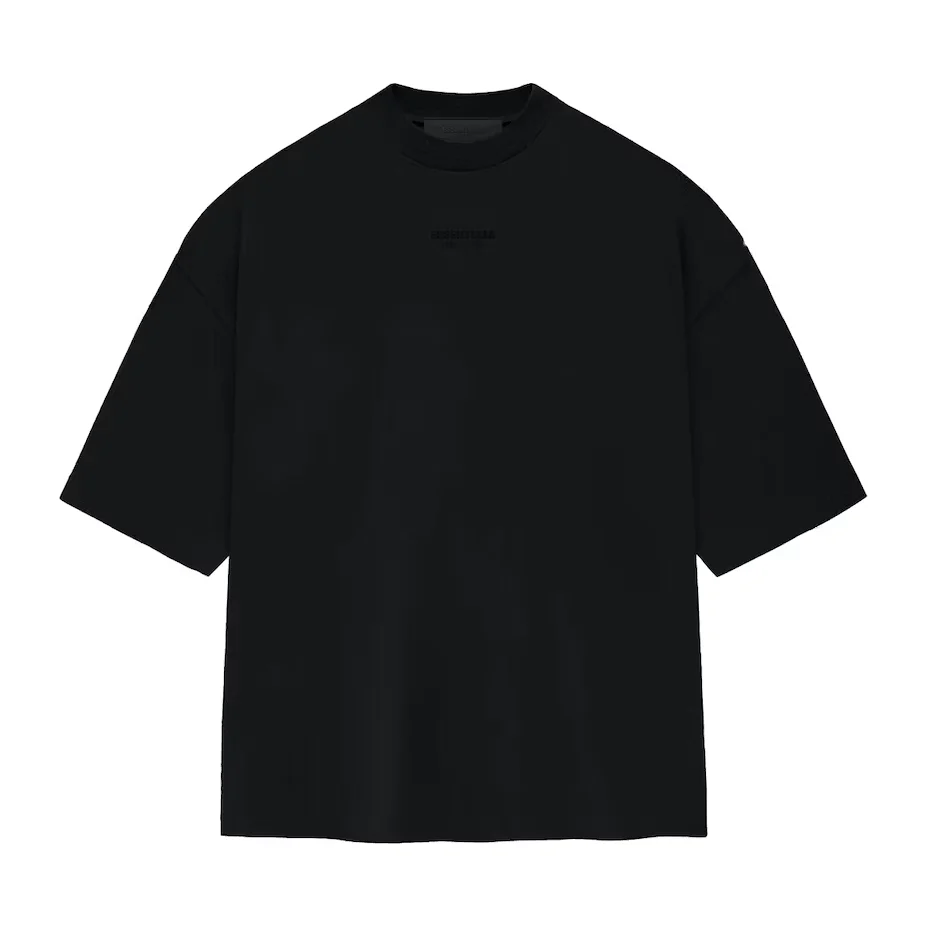 Fear Of God Essentials T Shirt Jet Black