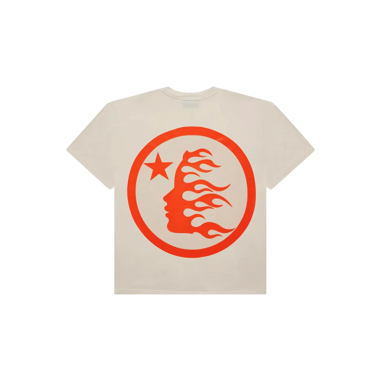 Hellstar Classic T-shirt (Regular Print) White/Orange - Image 2