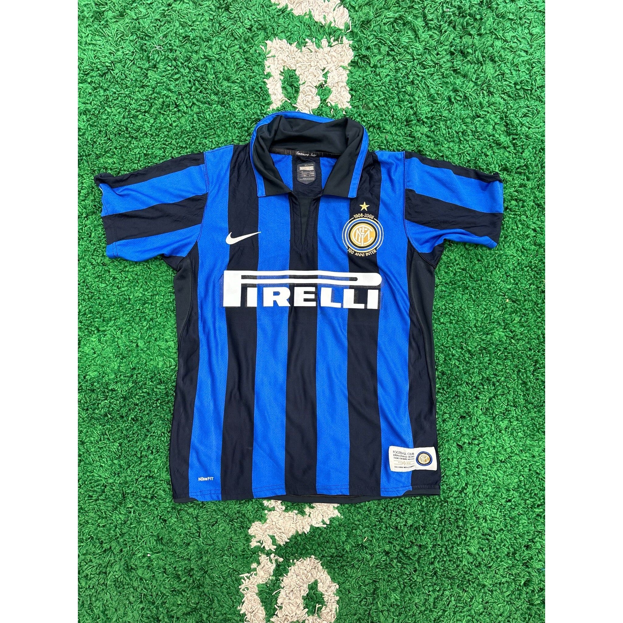 Inter Milan Home Shirt 1908/2008 100th Anniversary S 8/10