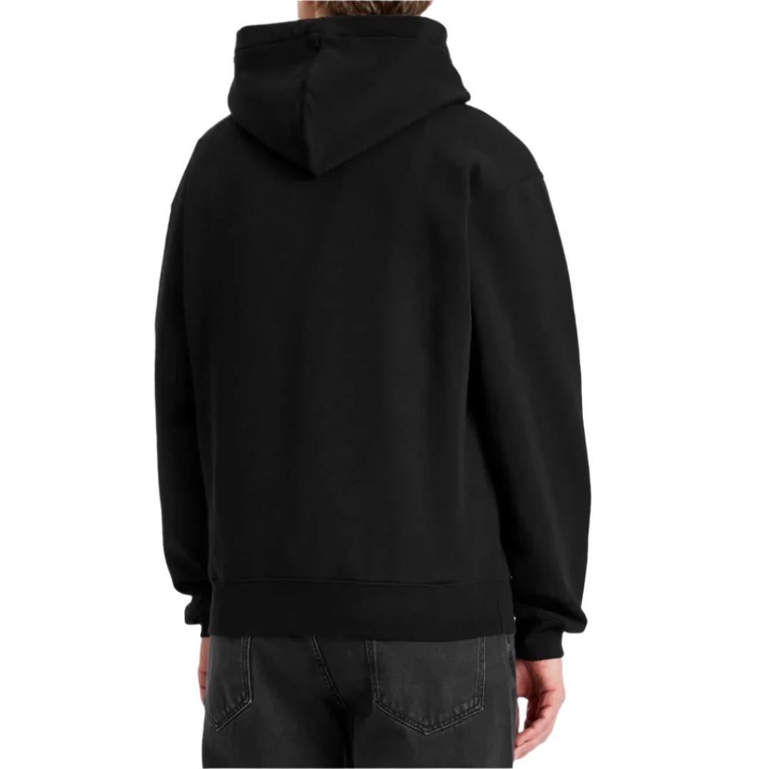 Jacquemus Gros Grain Logo Hoodie Black - Image 3