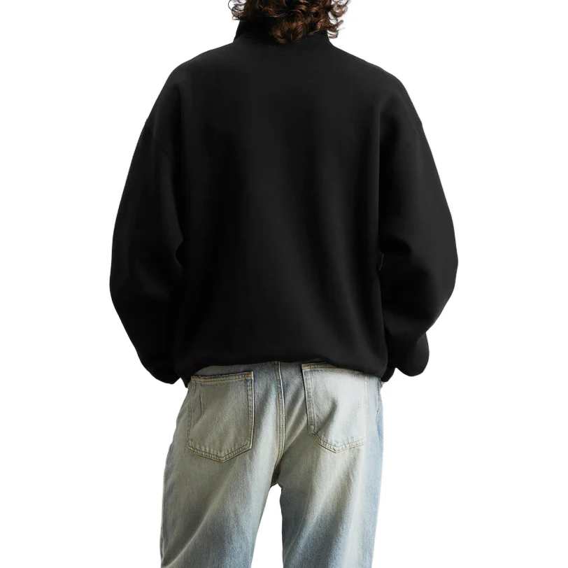 Jacquemus Gros Grain Zip Sweat Black - Image 2