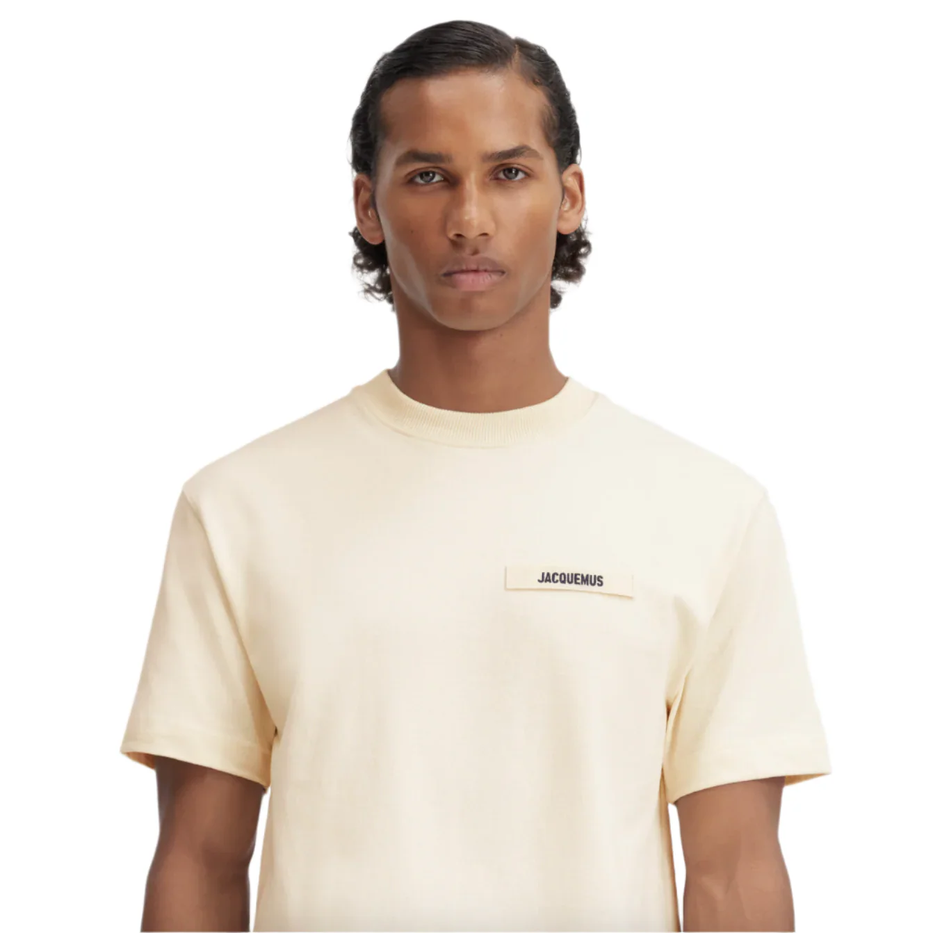 Jacquemus The Gros Grain T-Shirt Beige - Image 3