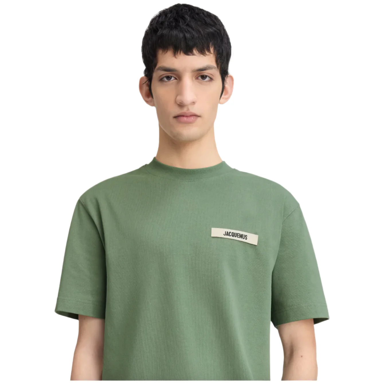 Jacquemus The Gros Grain T-Shirt Light Green - Image 3