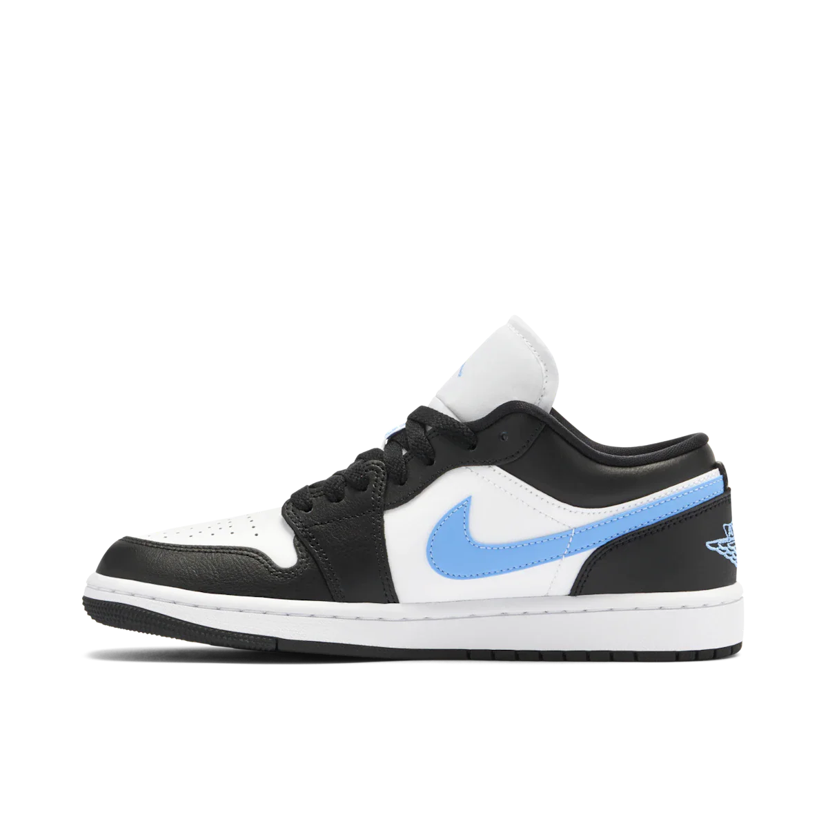 Jordan 1 Low Black University Blue White (W) - Image 2