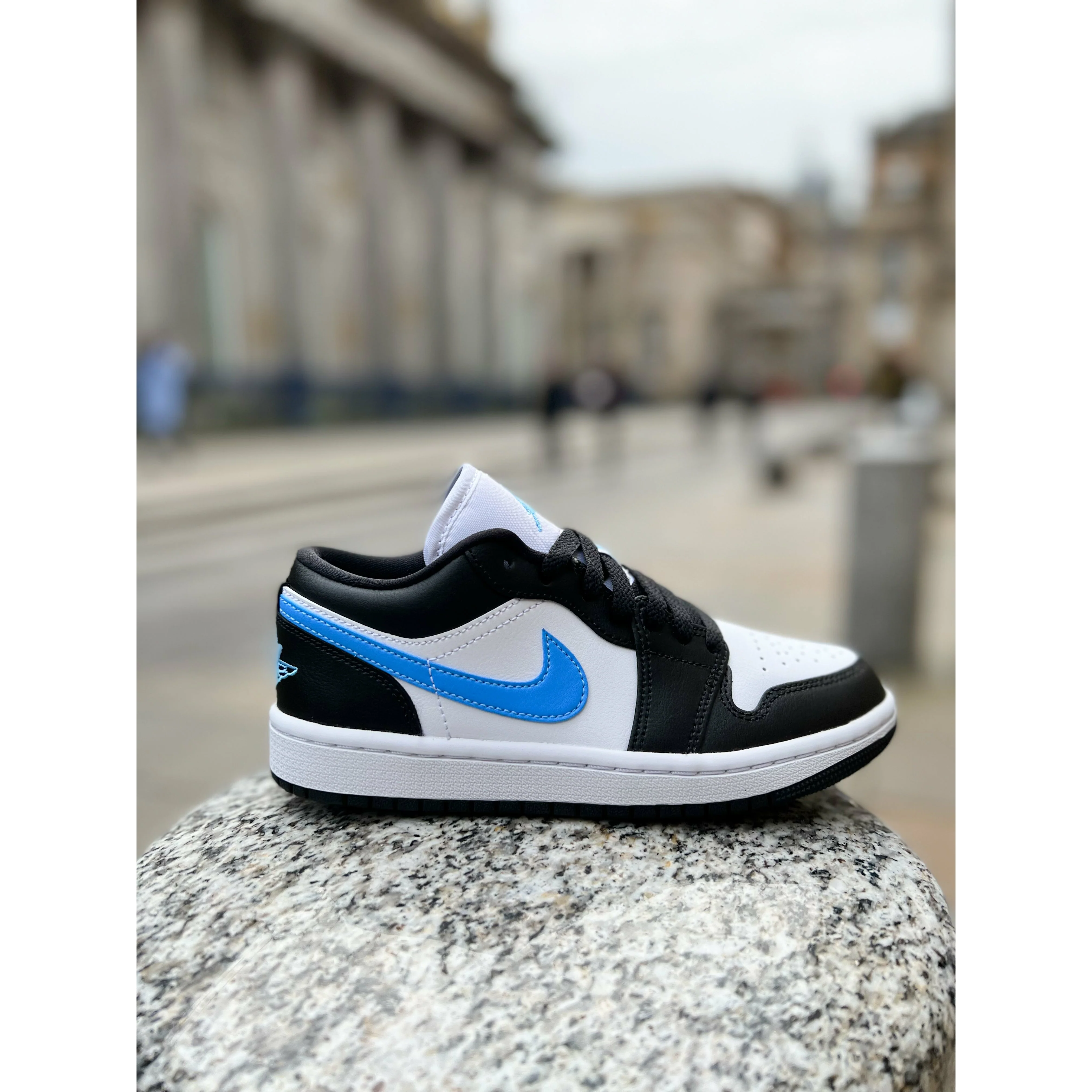 Jordan 1 Low Black University Blue White (W) - Image 5