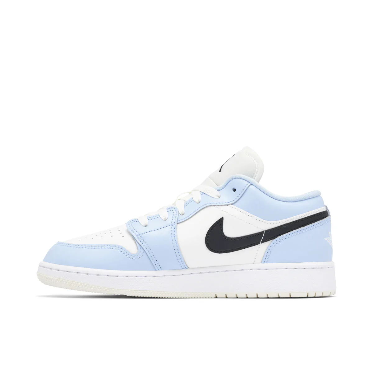 Jordan 1 Low Ice Blue Black (GS) - Image 2