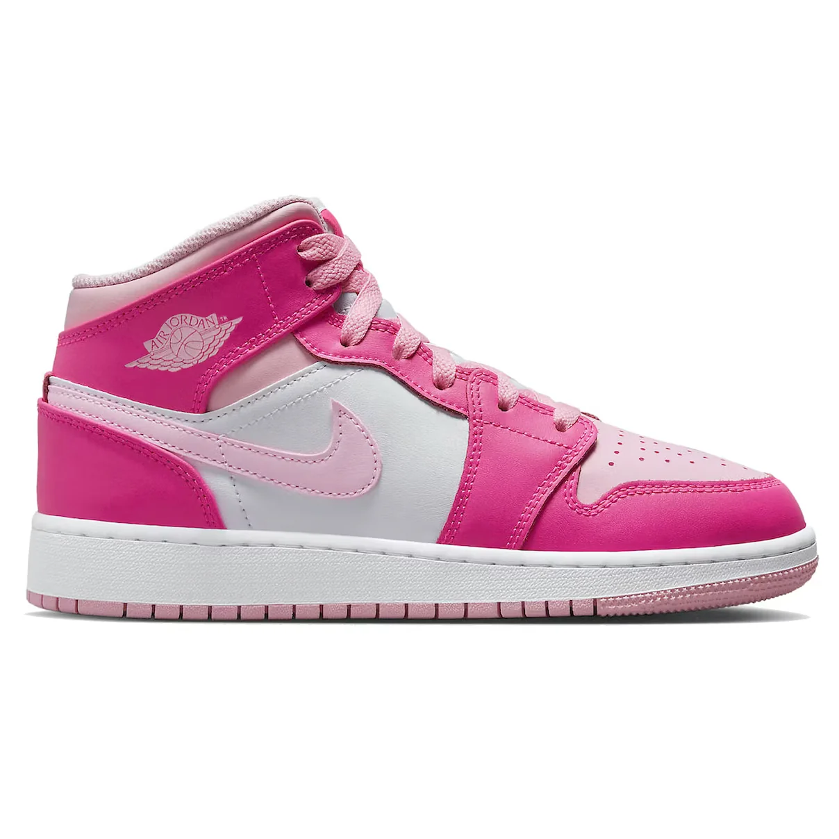 Jordan 1 Mid Fierce Pink (GS) - Image 5