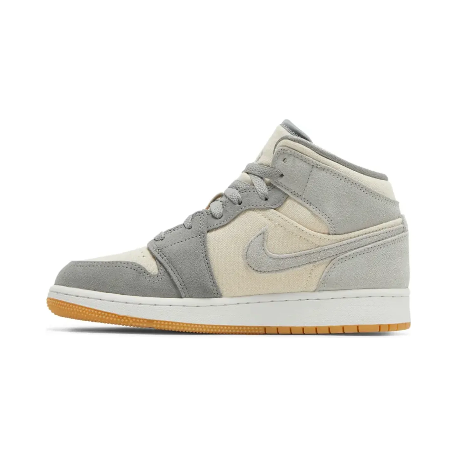Jordan 1 Mid SE Coconut Milk Particle Grey (GS) - Image 2
