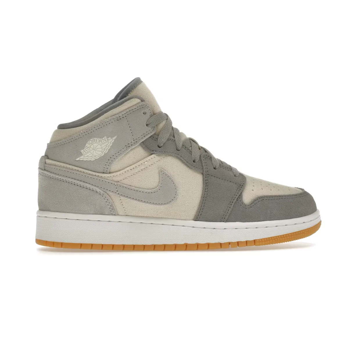Jordan 1 Mid SE Coconut Milk Particle Grey (GS) - Image 5