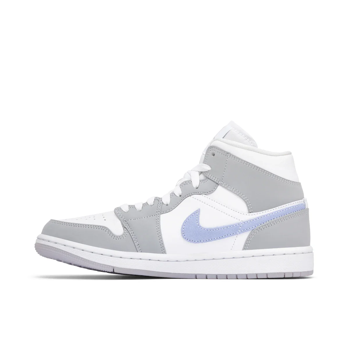 Jordan 1 Mid Wolf Grey Aluminum (W) - Image 2