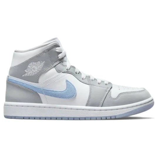 Jordan 1 Mid Wolf Grey Aluminum (W) - Image 6
