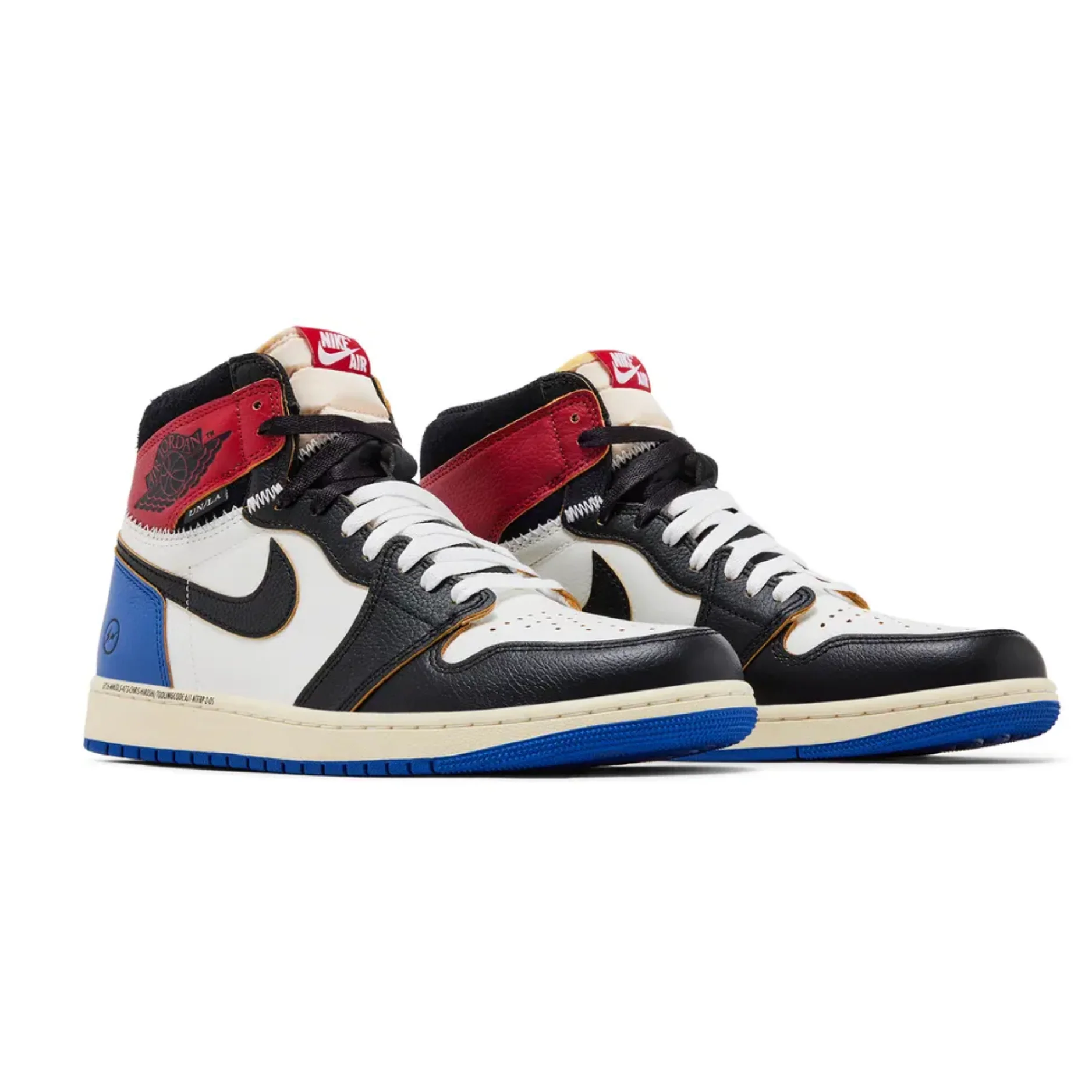 Jordan 1 Retro High OG SP Fragment x Union LA Varsity Red Sport Royal - Image 4
