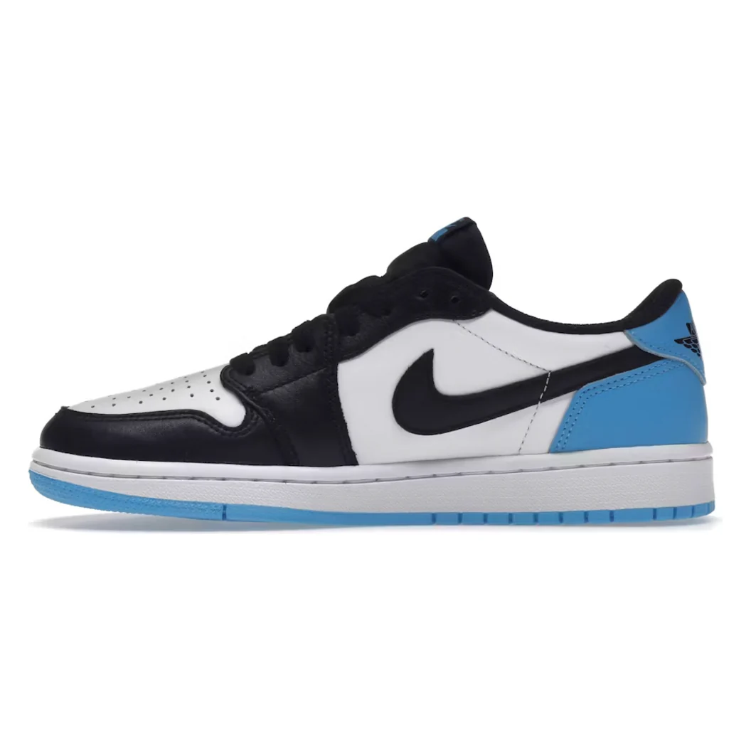 Jordan 1 Retro Low OG Black Dark Powder Blue (Women's) - Image 3