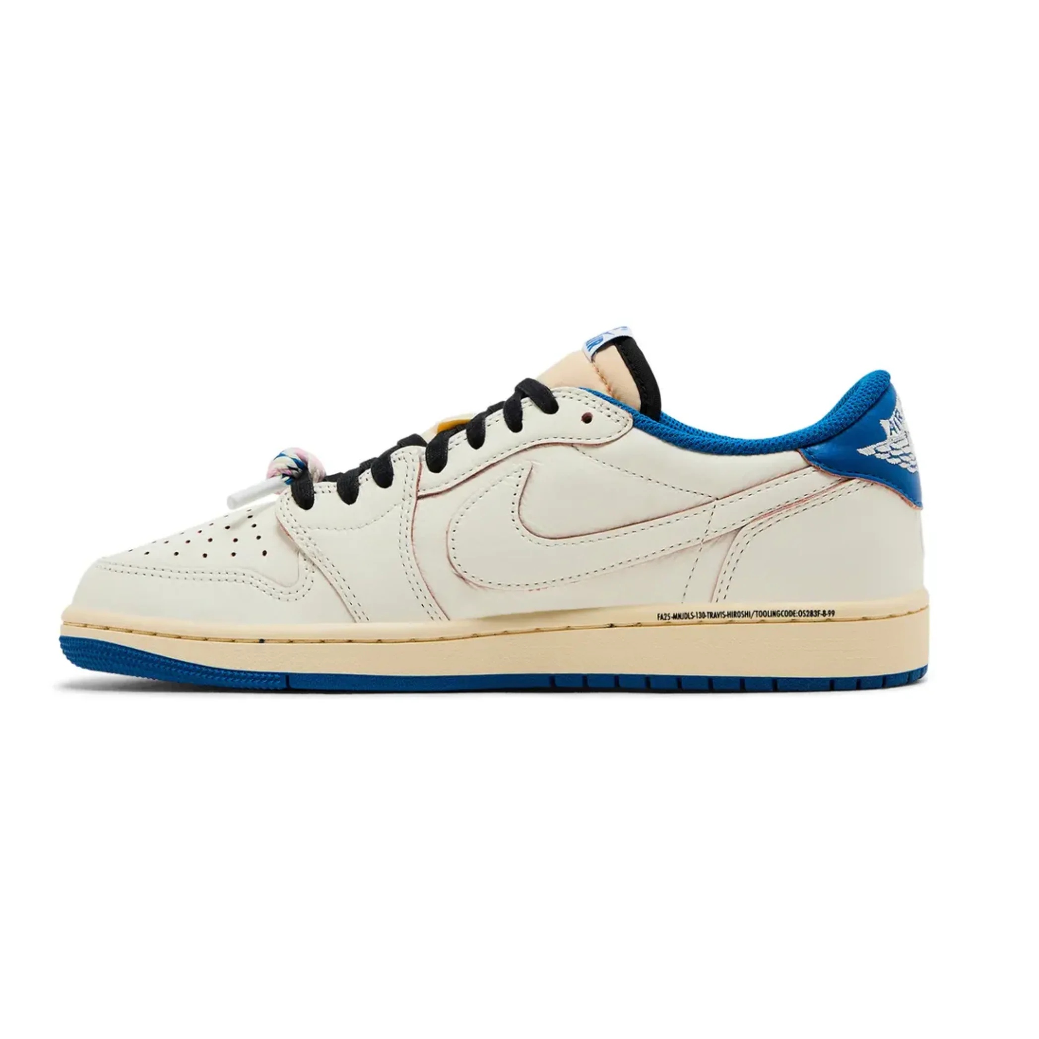 Jordan 1 Retro Low OG SP Fragment x Travis Scott Sail Military Blue - Image 2