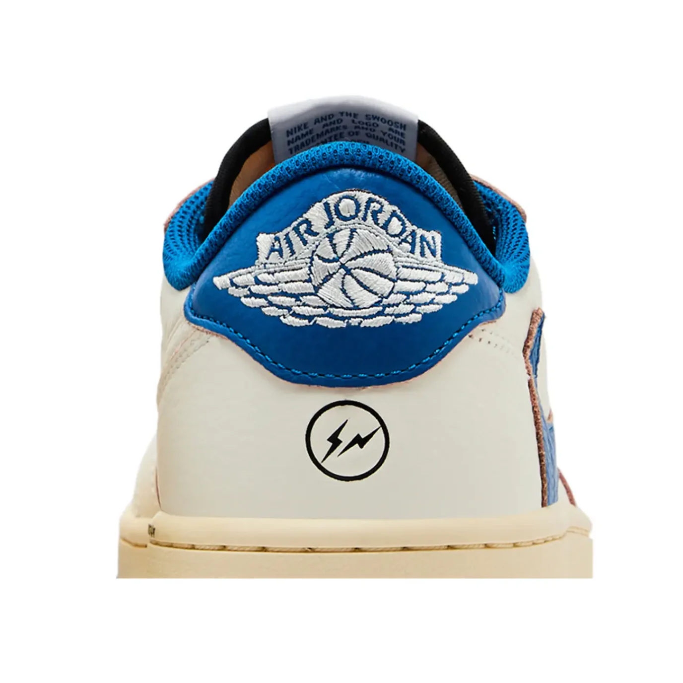 Jordan 1 Retro Low OG SP Fragment x Travis Scott Sail Military Blue - Image 8