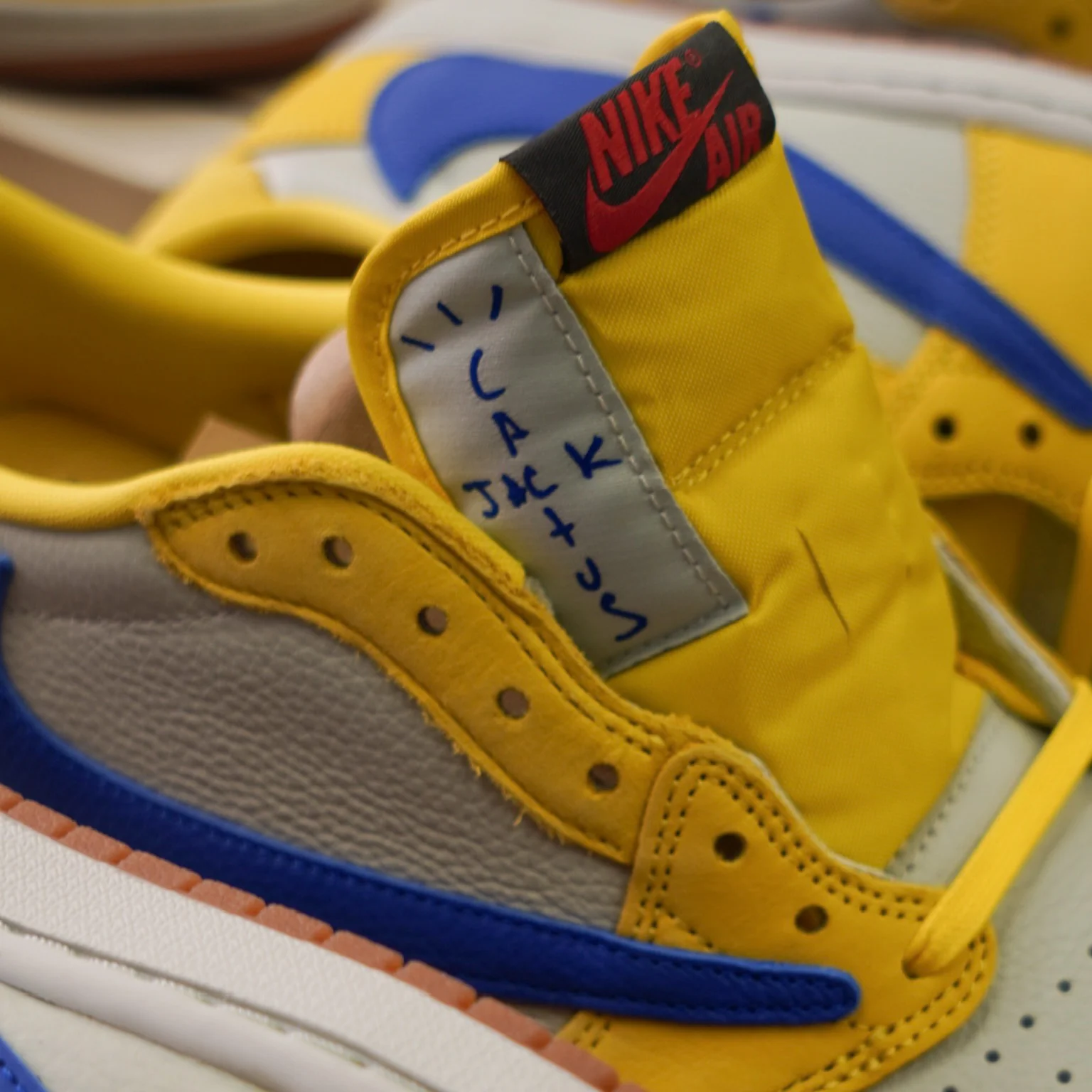 Jordan 1 Retro Low OG SP Travis Scott Canary (Women's) - Image 6