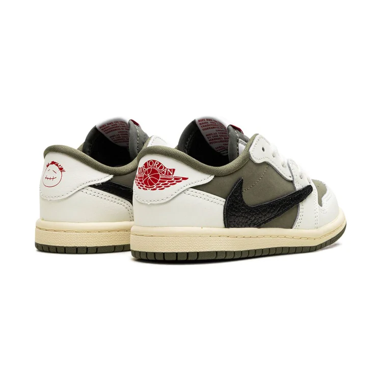 Jordan 1 Retro Low OG SP Travis Scott Medium Olive (PS) - Image 2