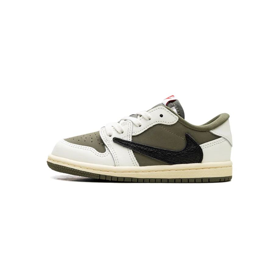Jordan 1 Retro Low OG SP Travis Scott Medium Olive (PS) - Image 4