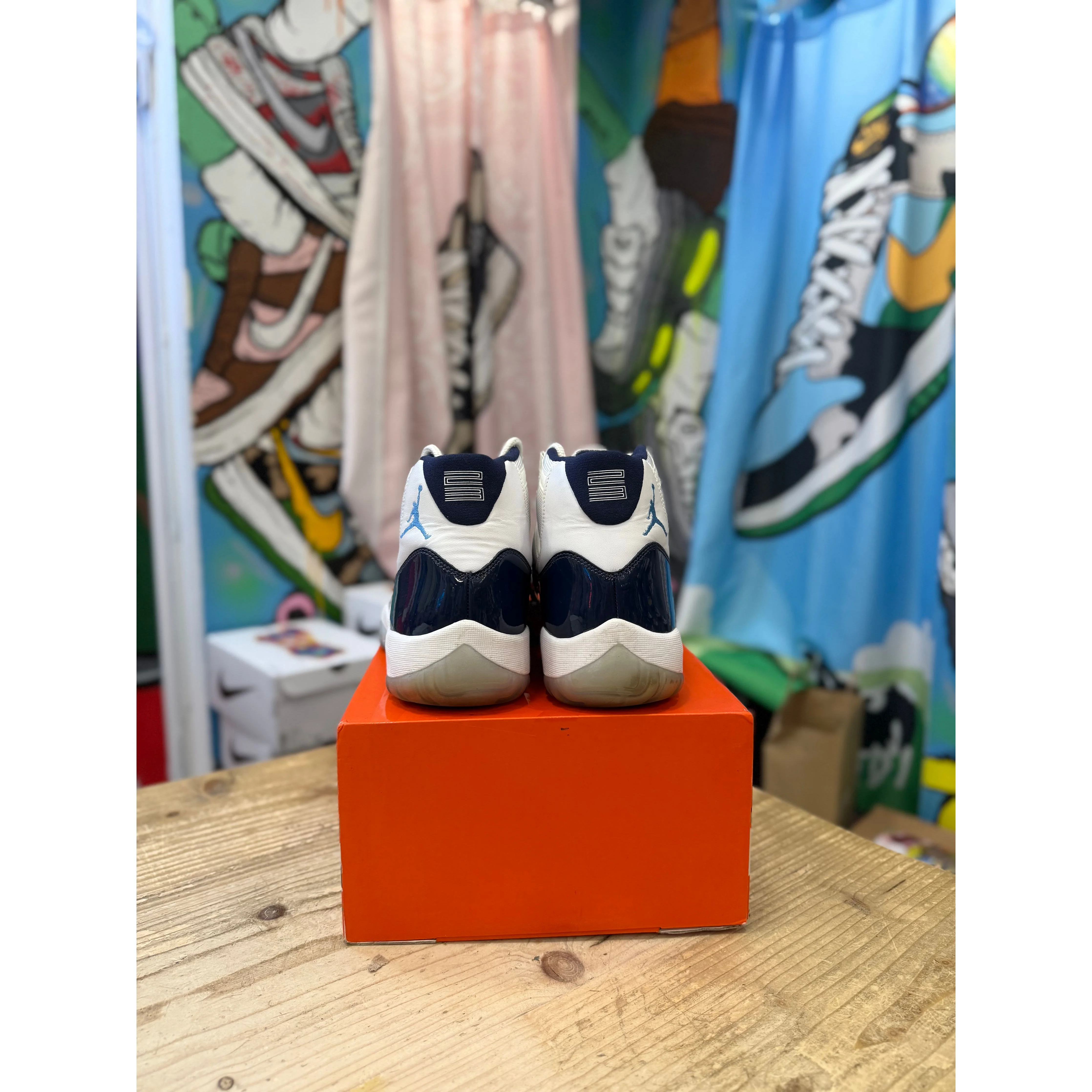 Jordan 11 Retro UNC Win Like 82 UK 12 - Image 4