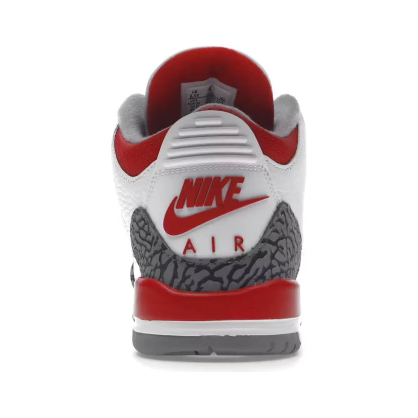 Jordan 3 Retro Fire Red (2022) (GS) - Image 4