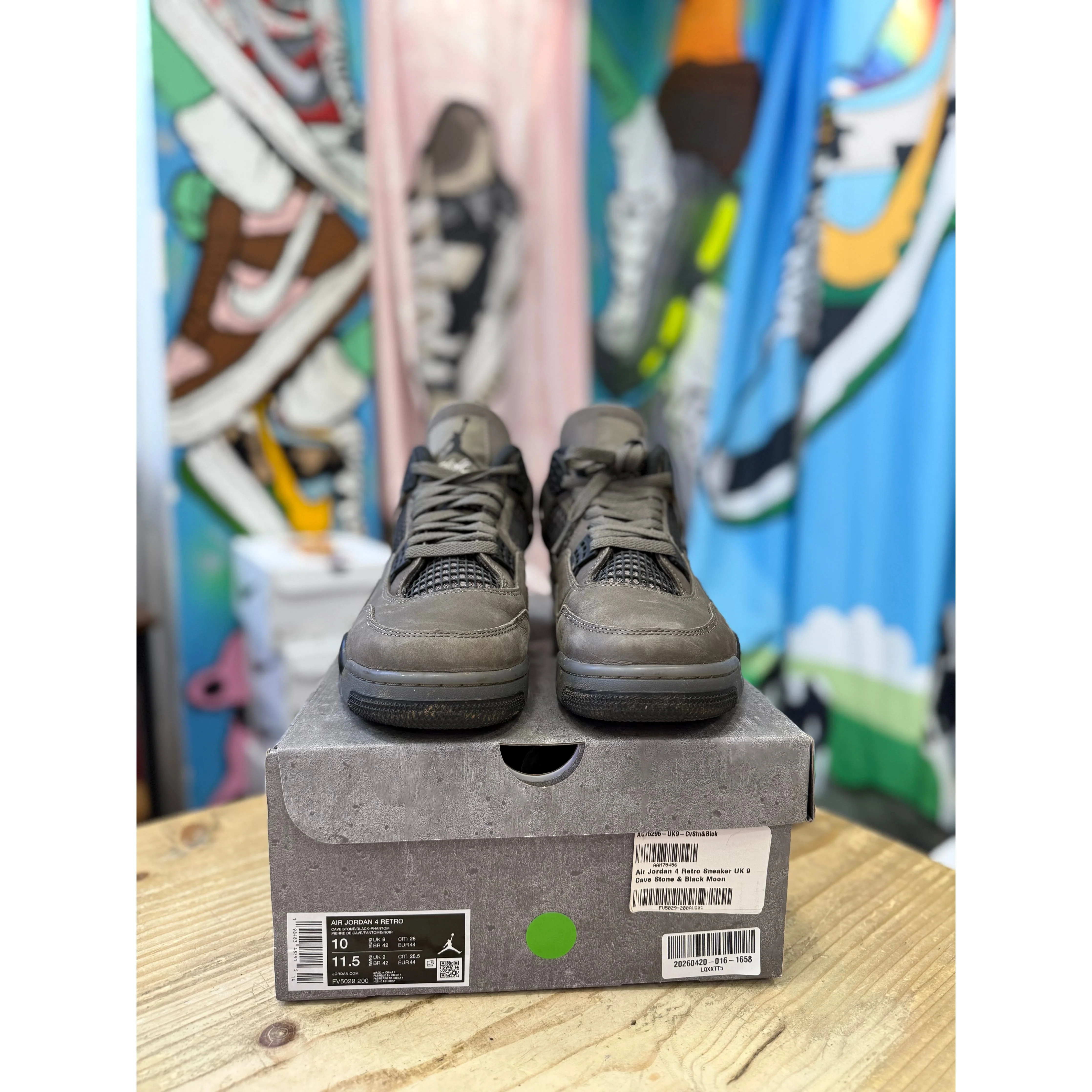 Jordan 4 Cave Stone UK 9. - Image 2