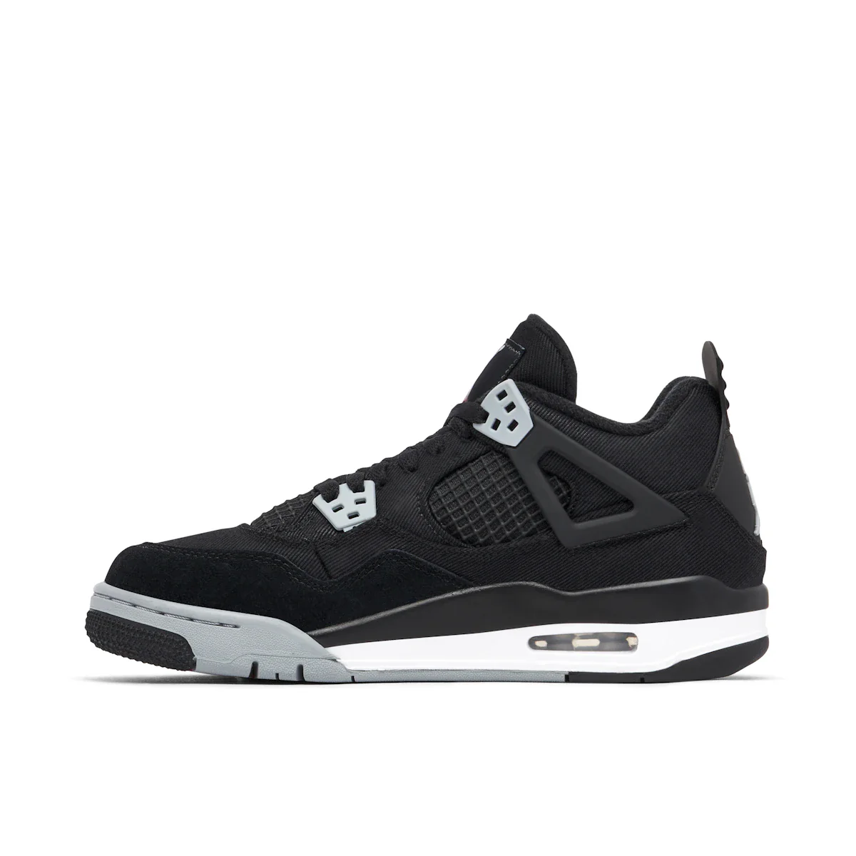 Jordan 4 Retro Black Canvas (GS) - Image 2