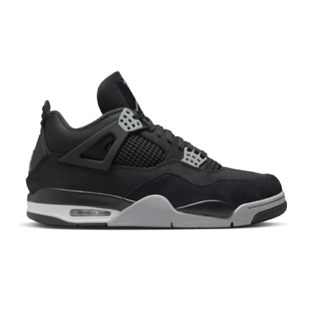 Jordan 4 Retro Black Canvas (GS) - Image 6