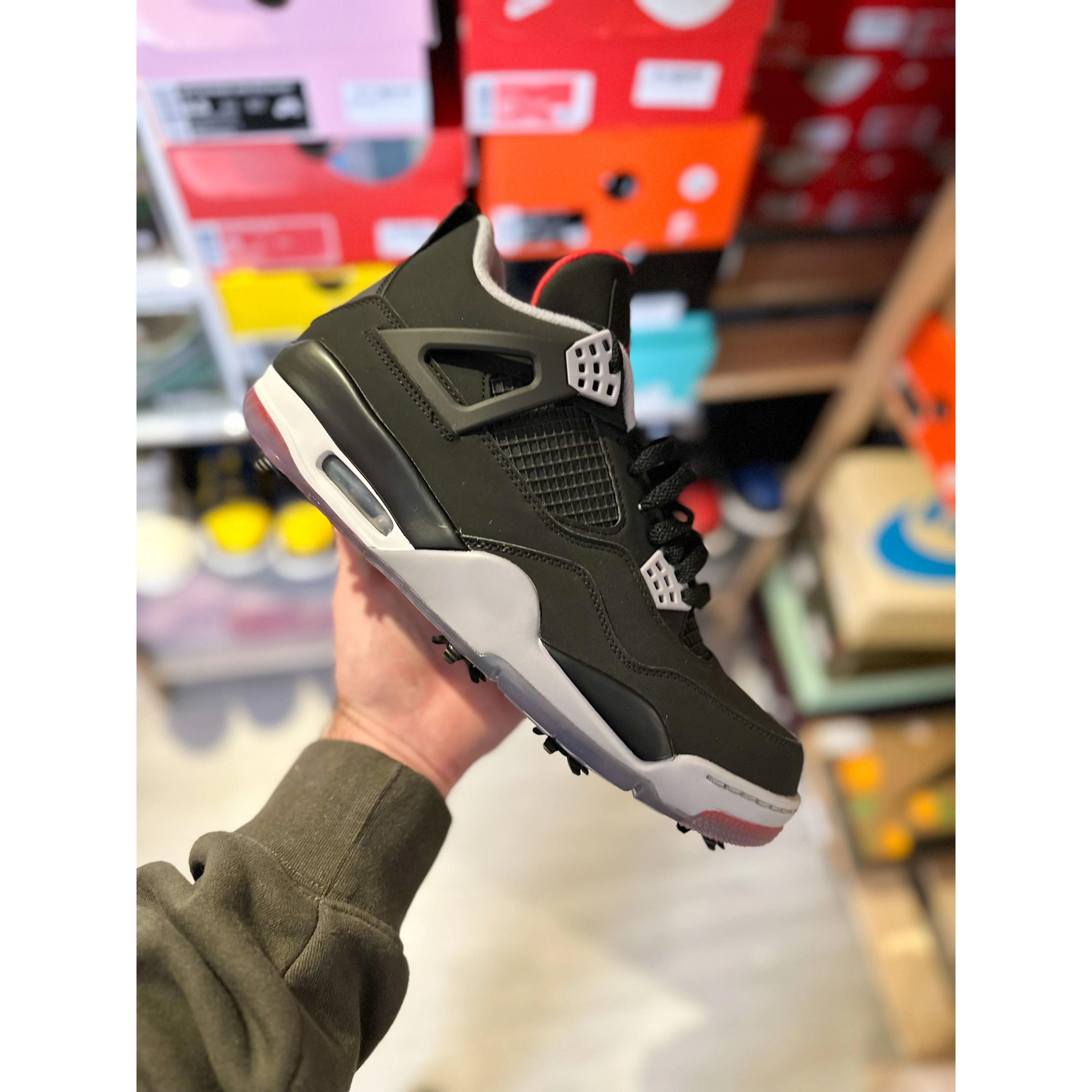 Jordan 4 Retro Golf Bred - Image 5