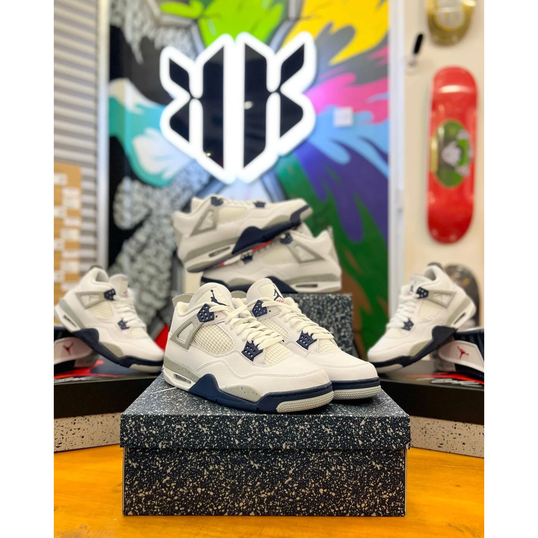 Jordan 4 Retro Midnight Navy - Image 5