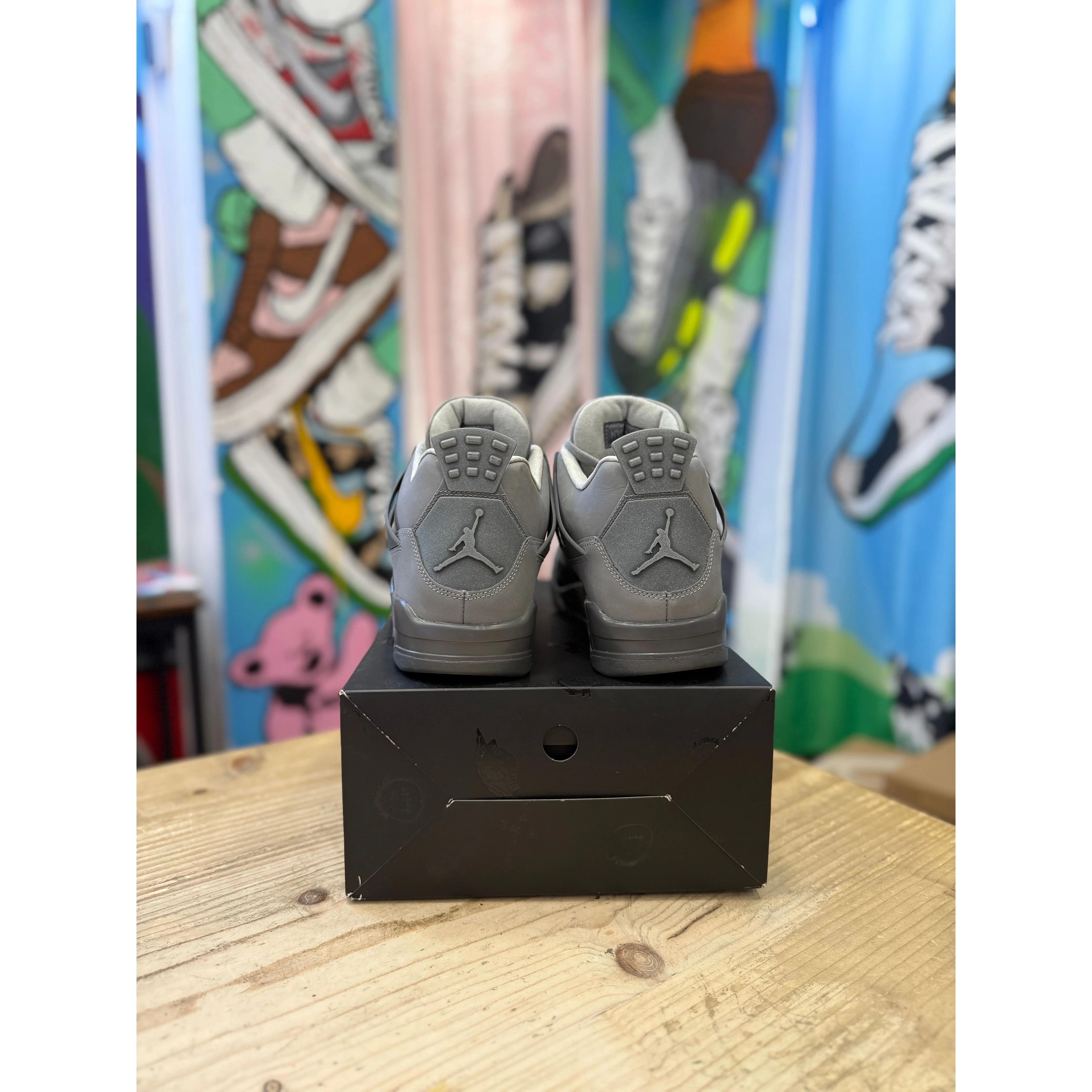Jordan 4 Retro Paris Olympics Wet Cement UK 9 - Image 4