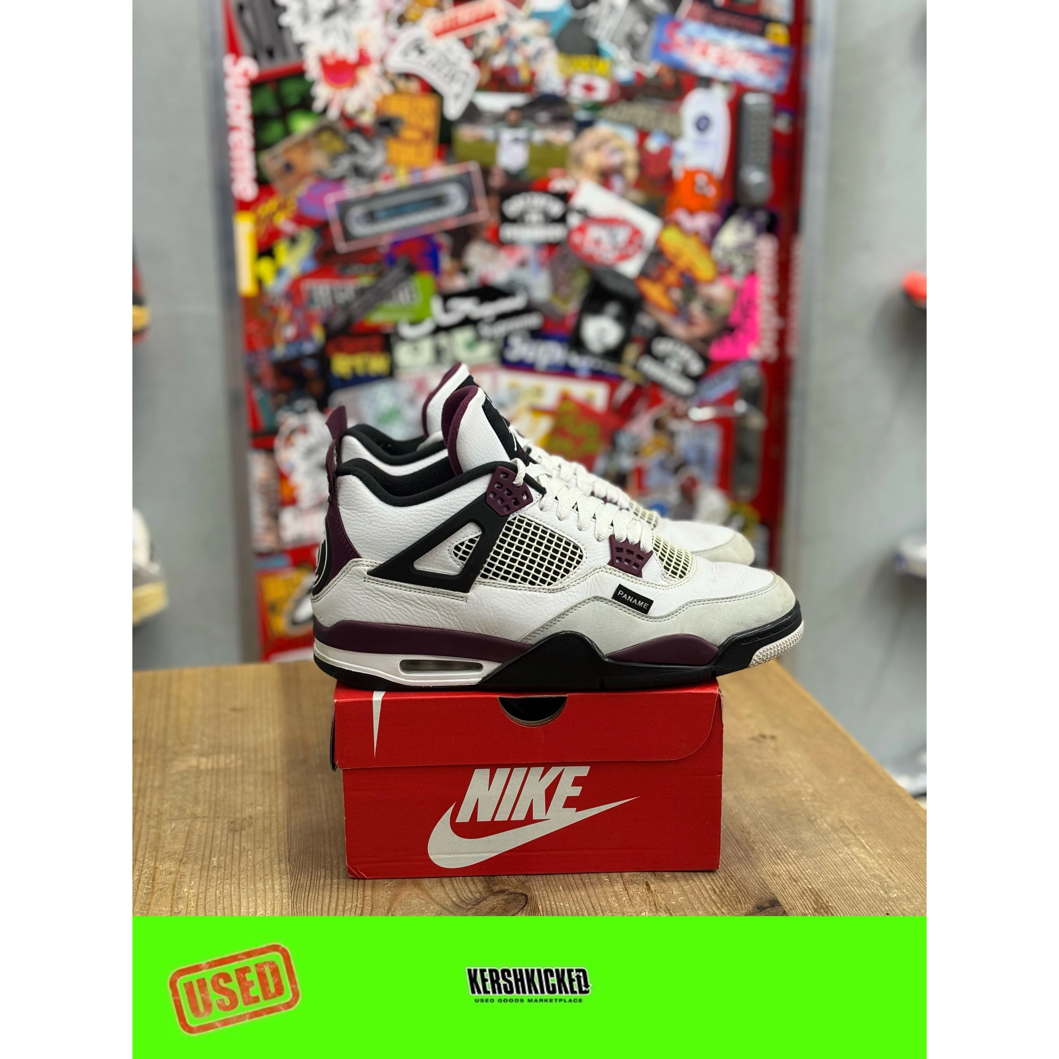 Jordan 4 Retro PSG UK 10