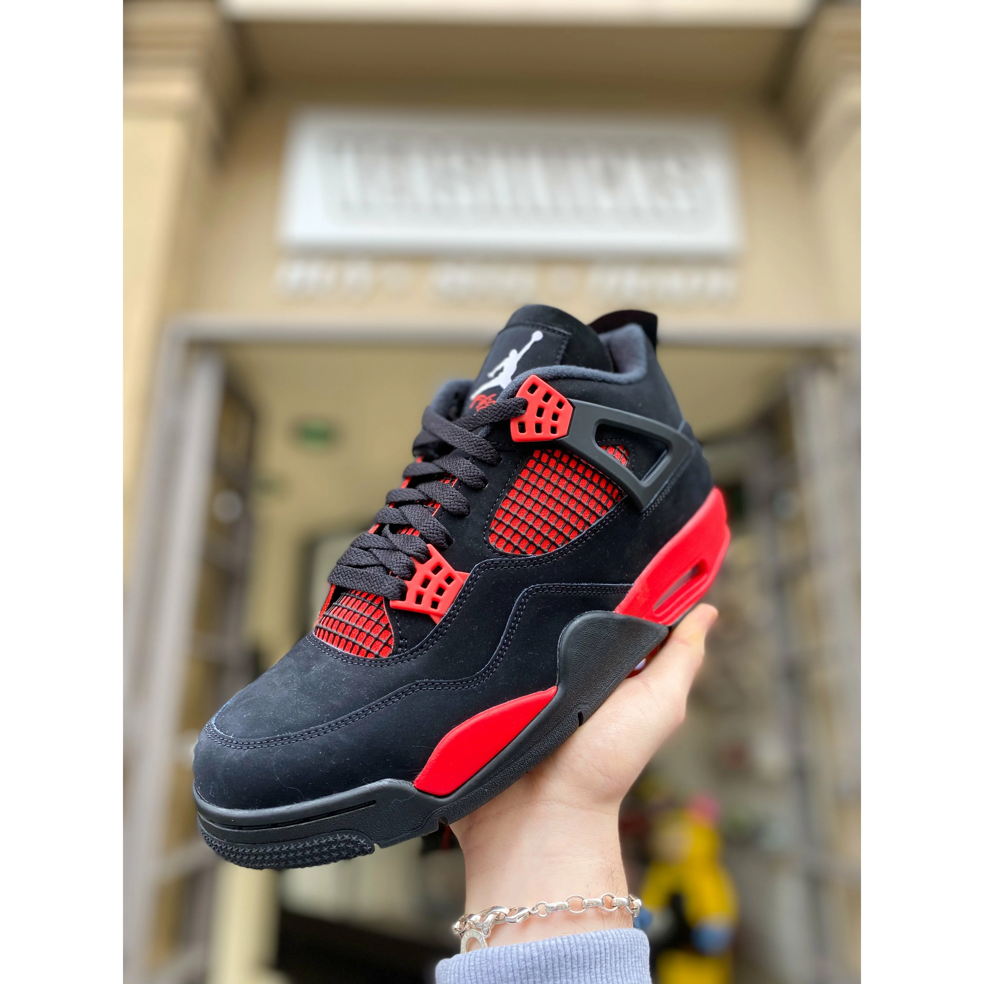 Jordan 4 Retro Red Thunder (GS) - Image 5