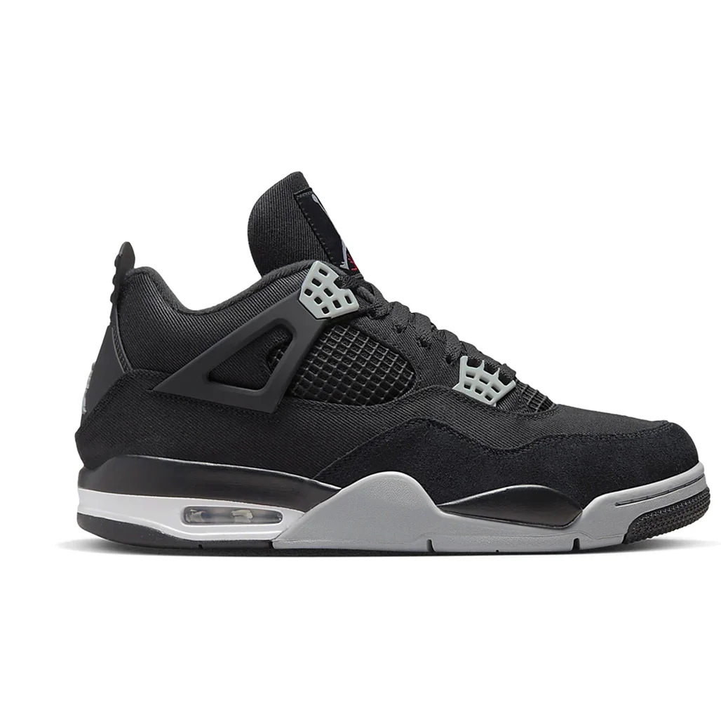 Jordan 4 Retro SE Black Canvas - Image 6