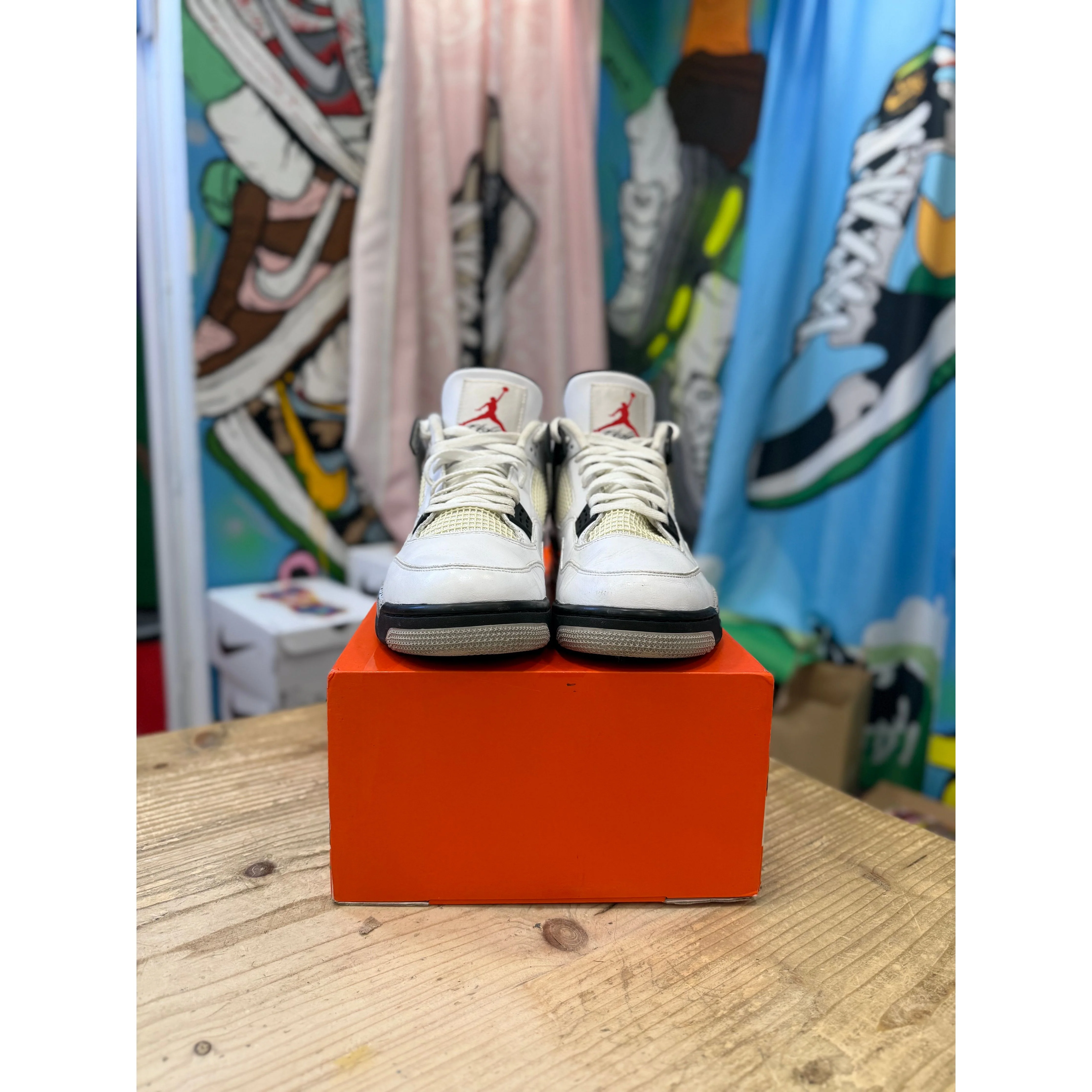 Jordan 4 White Cement (2016) UK 11.5 - Image 2