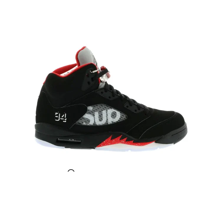 Jordan 5 Retro Supreme Black - Image 2