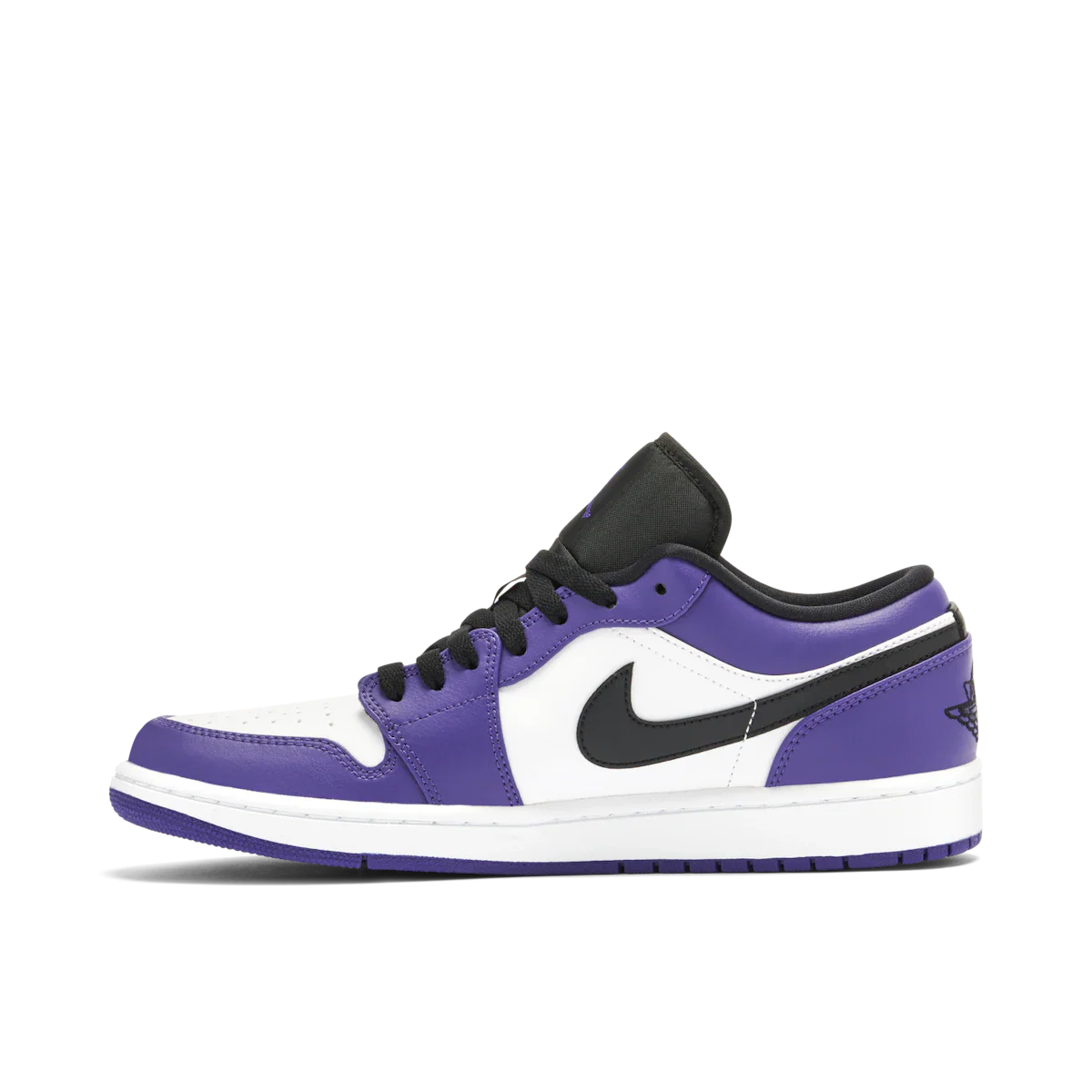 Jordan 1 Low Court Purple White - Image 2