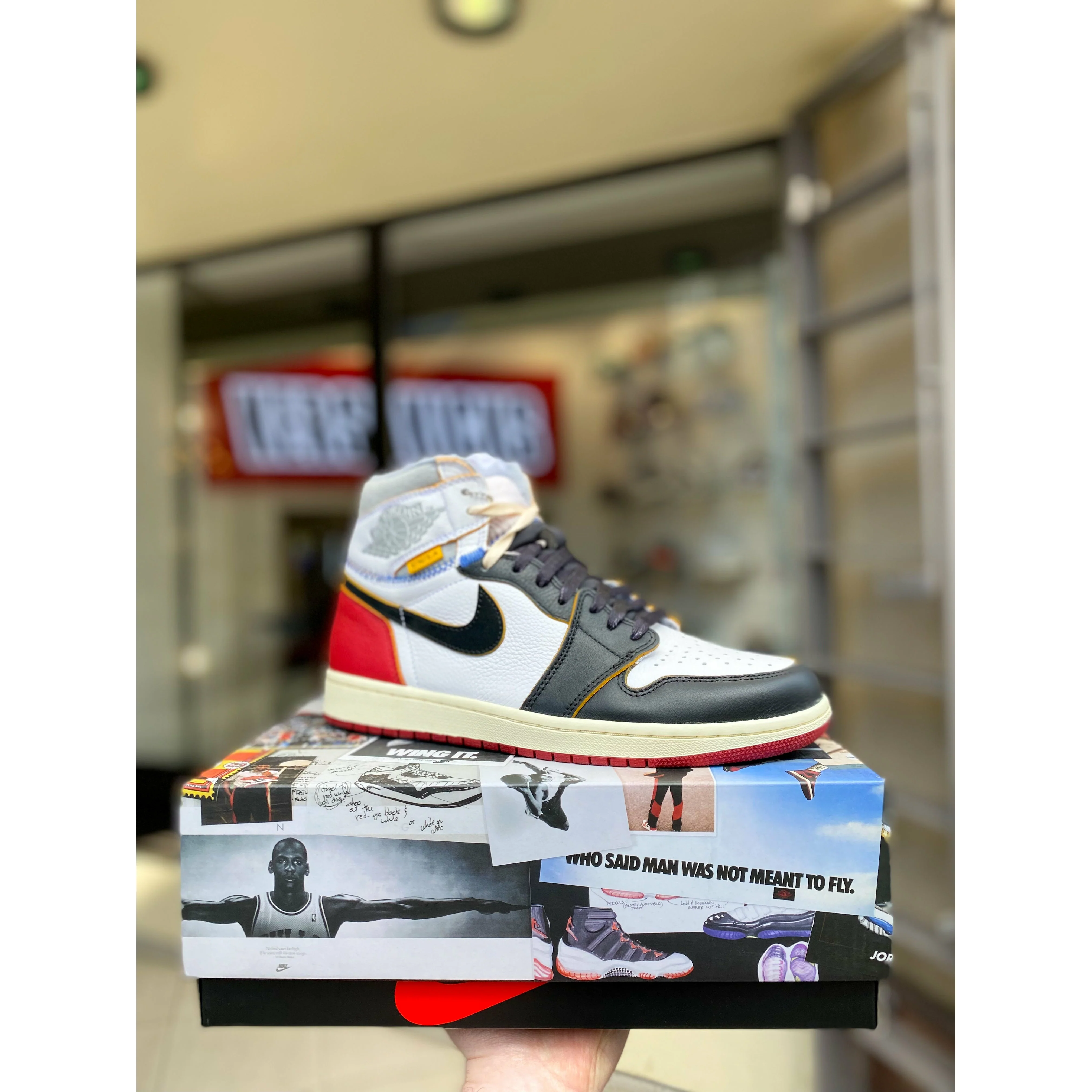 Jordan 1 Retro High Union Los Angeles Black Toe - Image 6