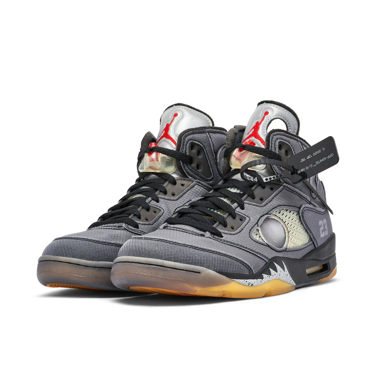 Jordan 5 Retro Off White Black - Image 4