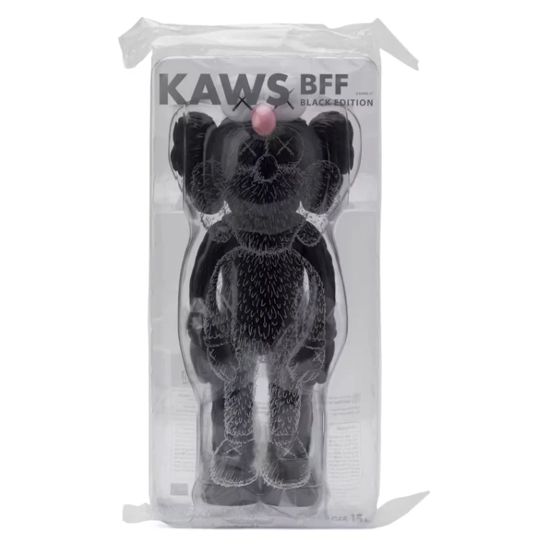 KAWS BFF Open Edition Vinyl Figure Black - Image 2