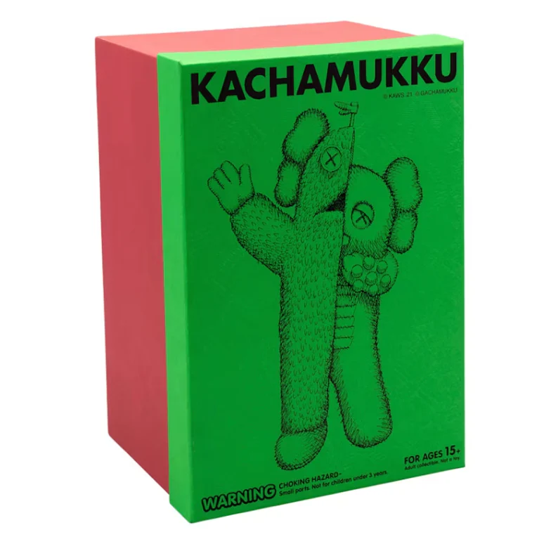 KAWS KACHAMUKKU Vinyl Figure Green/Red - Image 2