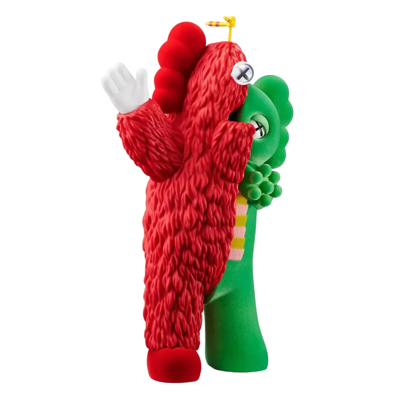 KAWS KACHAMUKKU Vinyl Figure Green/Red - Image 3