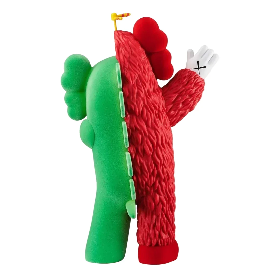 KAWS KACHAMUKKU Vinyl Figure Green/Red - Image 4