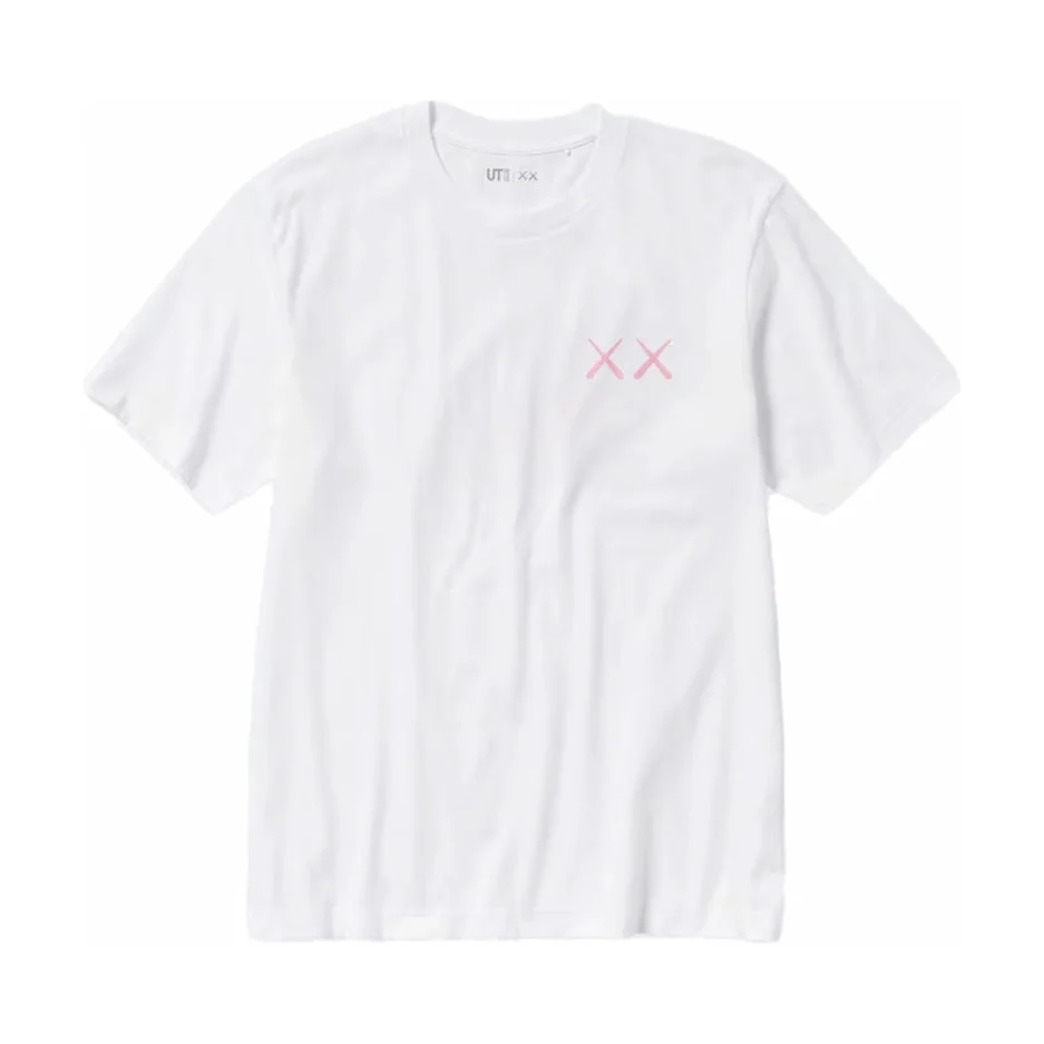 KAWS UT GRAPHIC T-SHIRT WHITE/PINK - Image 2
